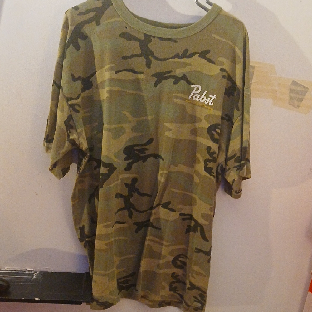 Pabst Camouflage T-Shirt Size XL